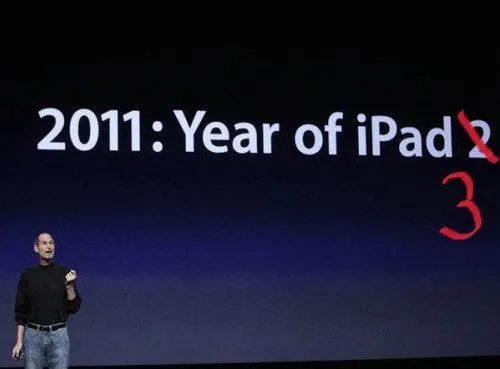 2011 year of ipad 3