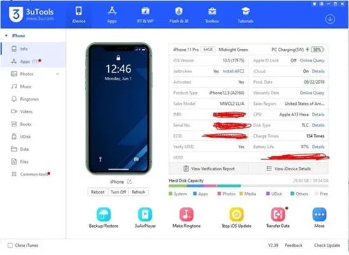 3utools for bypassing mdm