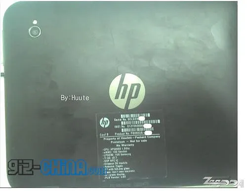 7 inch hp touchpad go china back