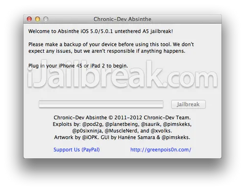 absinthe a5 untethered jailbreak download ijailbreak