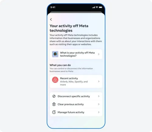 activities off meta on instagram