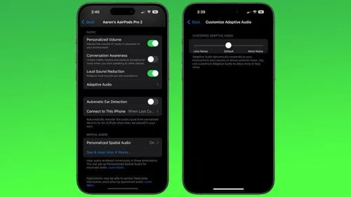 airpods adaptive audio