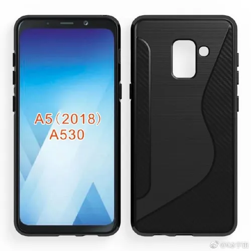 alleged samsung galaxy a5 2018 case renders 2
