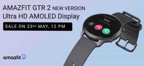 amazfit gtr 2 new version sale date in india