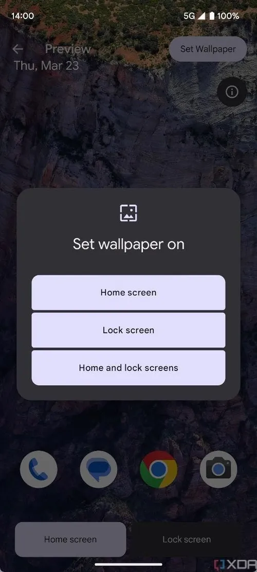 android 14 dp2 set live wallpaper