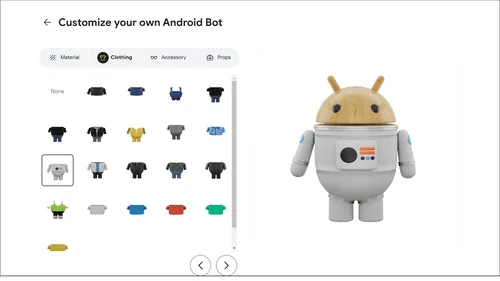 android bot clothing