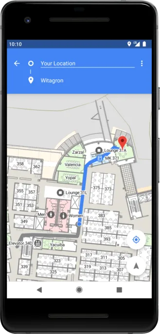 android p indoor positioning