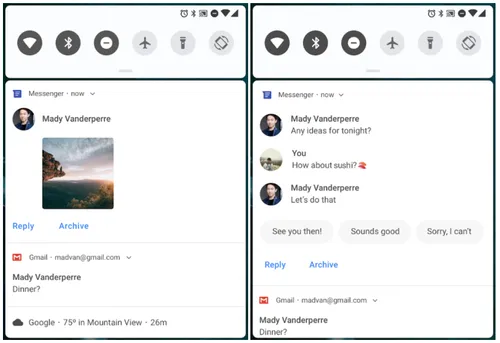 android p notificatio