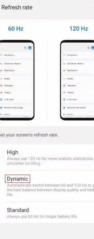 app high refresh rate