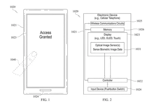 apple touch id optical sensor patent 2