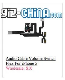 audio cable iphone 5