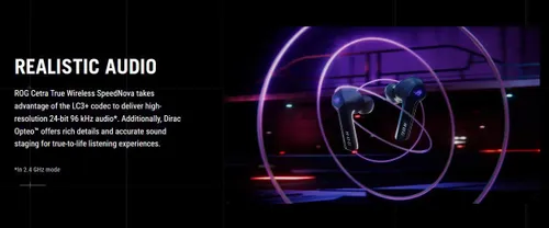 audio features of rog cetra speednova