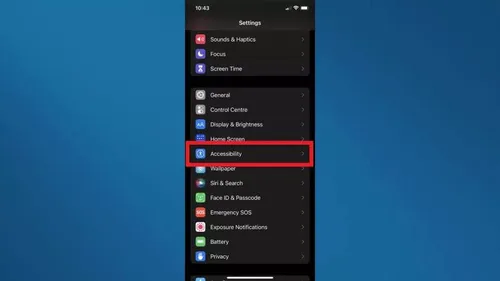 background sounds in ios 15 step 2