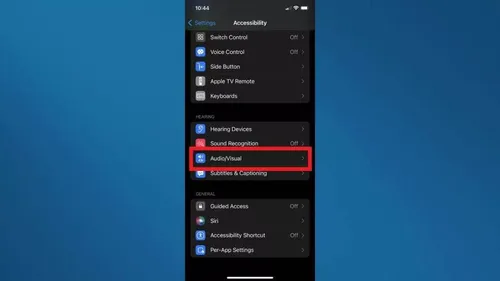 background sounds in ios 15 step 3