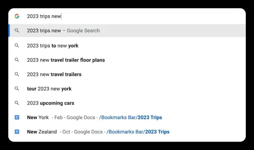 better bookmark searches google chrome