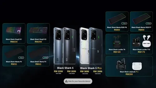 black shark 5 series free gifts
