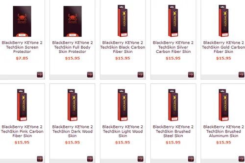 blackberry keyone 2 accessories appear online