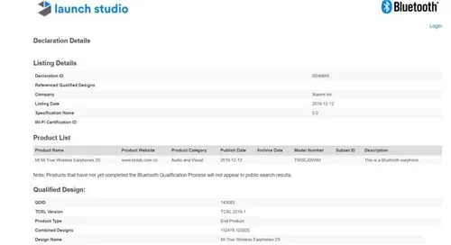 bluetooth certification