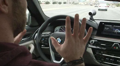 bmw self driving car