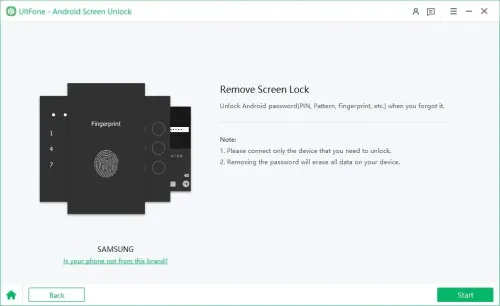 bypassing screen lock on samsung