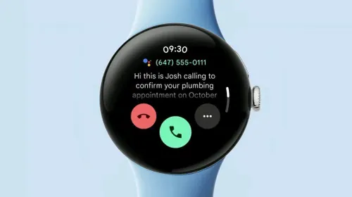 call screen on pixel watches