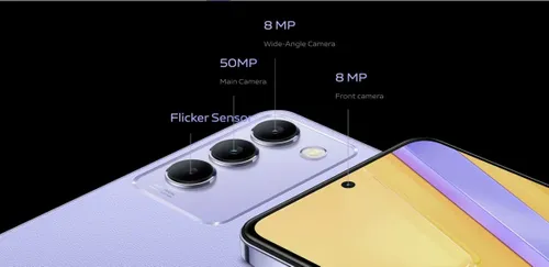 camera setup of y100 5g