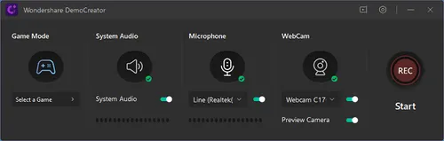 capture video game democreator 2
