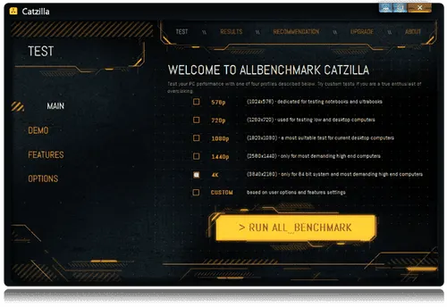catzilla benchmark