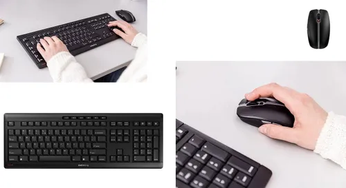 cherry stream desktop keyboard and mouse combo