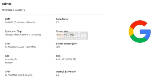 chromecast google tv play console image