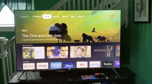 chromecast google tv ui screenshot