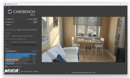 cinebench benchmarking