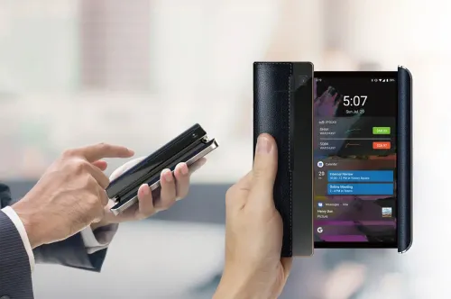 compal electronics scroll rollable bendable phone gadgets 5