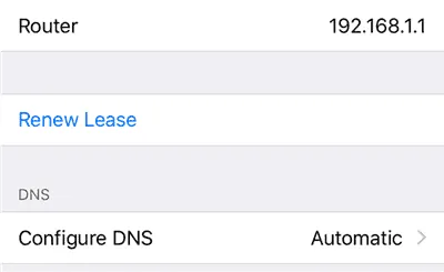 configuring dns on locked icloud