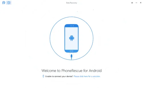 connect android to phonerescue for android software