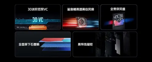 cooling system of red magic 8s pro series