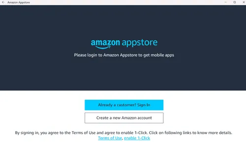 creating and signing into amazon account
