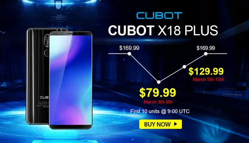 cubot x18 plus presale