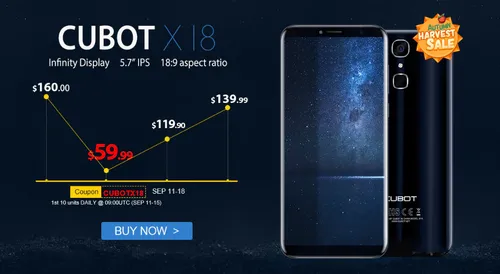 cubot x18 presale 2