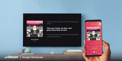 deezer chromecast lyrics 1
