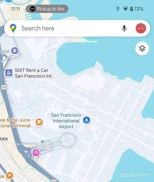 demo of rich ongoing notifications with uber