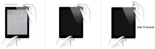 dfu mode on the ipad to fix white screen