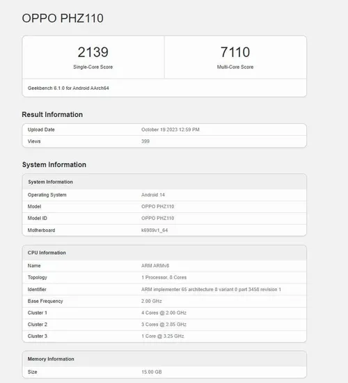 dimensity 9300 geekbench 6 results