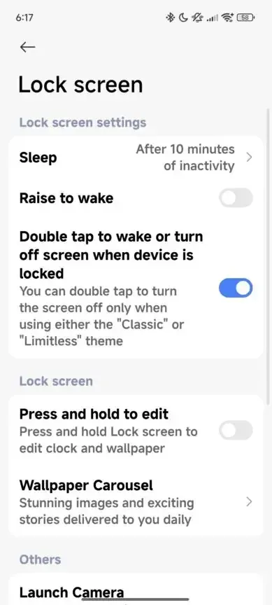 double tap to turn off screen gesture in oneplus oxygenos 389w 864hjpg