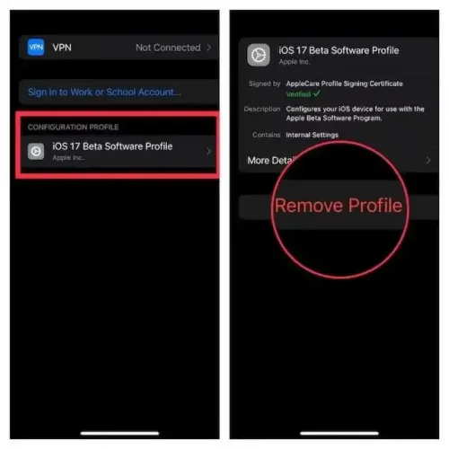 downgrading from ios 18 to ios 17 without computer