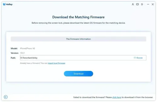 download firmware for iphone unavaiable no erase