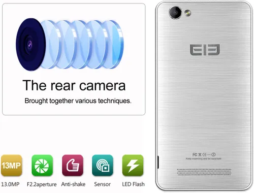 elephone p6i rear camera