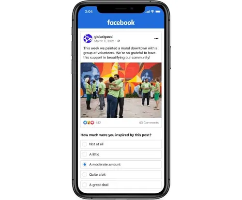 facebook inspirational feedback