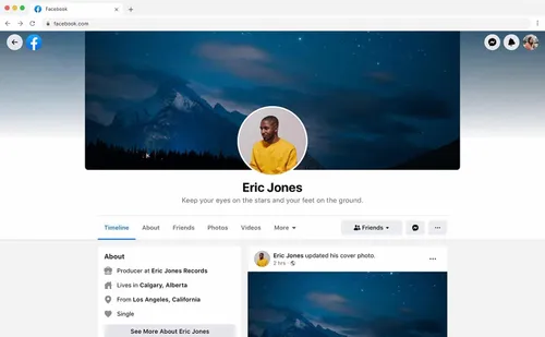 facebook novy dizajn profilova stranka
