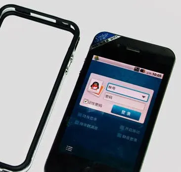 fake iphone 4 clone with bumper